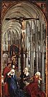 Rogier Van Der Weyden Canvas Paintings - Seven Sacraments Altarpiece central panel